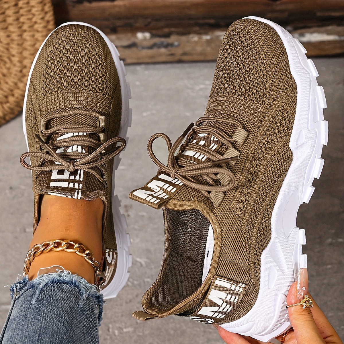 Modische Damen-Casual-Sneaker, atmungsaktive und bequeme Laufschuhe, weiche und komfortable Damenschuhe