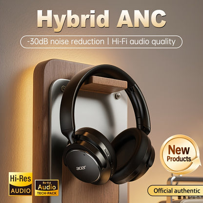 Acer Ohr560 Kabellose Kopfhörer | Over-Ear mit ANC Geräuschunterdrückung, Vollumfassendes Ohrdesign, Faltbar, Eingebautes Kondensatormikrofon, Hi-Fi Stereo Sound, HD ENC Anrufgeräuschreduzierung, Kompatibel mit 3,5-mm-Audiokabel, USA