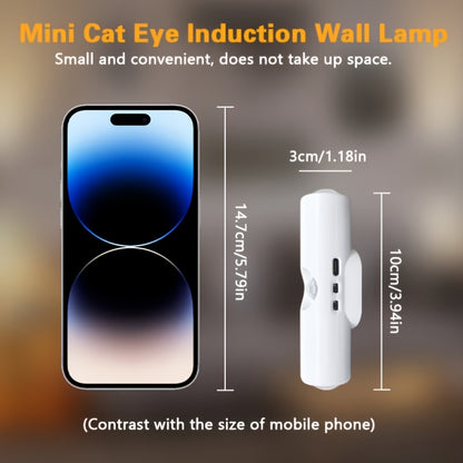 6er-Set weiße, wandmontierte, intelligente LED-Lichtleiste mit Bewegungssensor, dimmbar,  geeignet für Treppen, Flur, Schlafzimmer