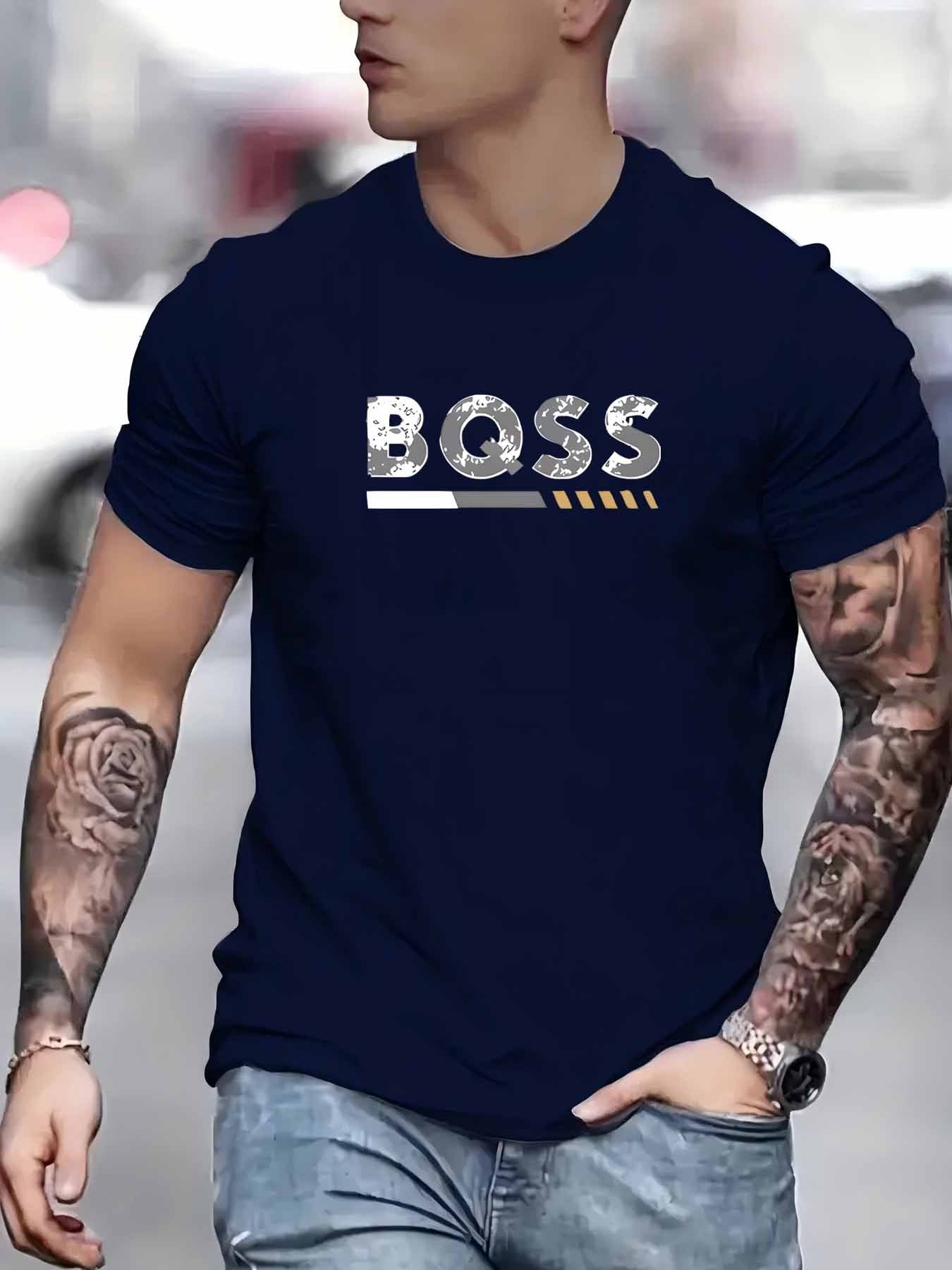 3er-Set sportliche Fashion-T-Shirts mit Buchstabenprint