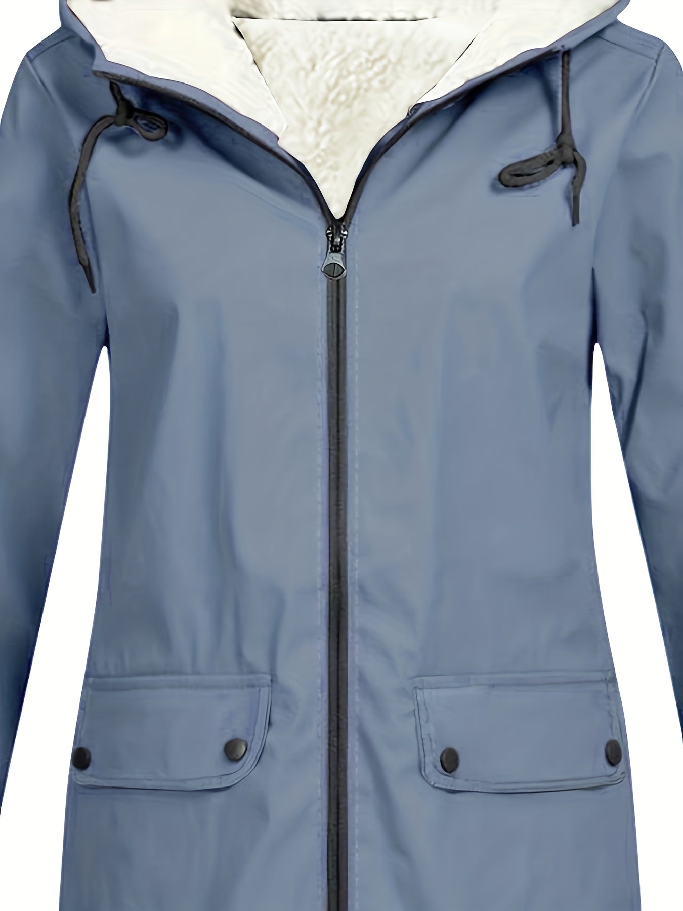 Damen Jacke , Herbst/Winter mit Kapuze, Grosse Größen