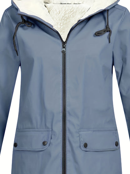 Damen Jacke , Herbst/Winter mit Kapuze, Grosse Größen