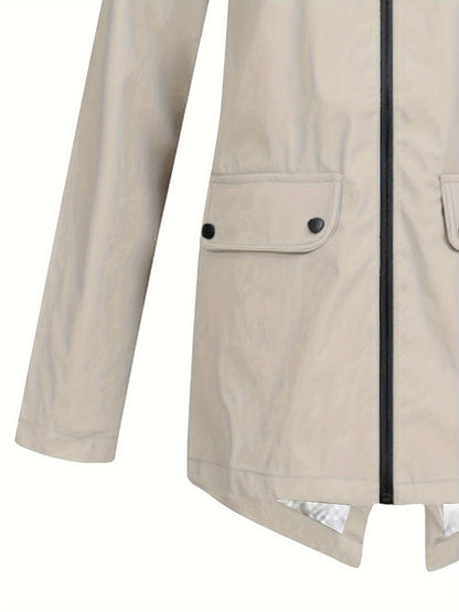 Damen Jacke , Herbst/Winter mit Kapuze, Grosse Größen