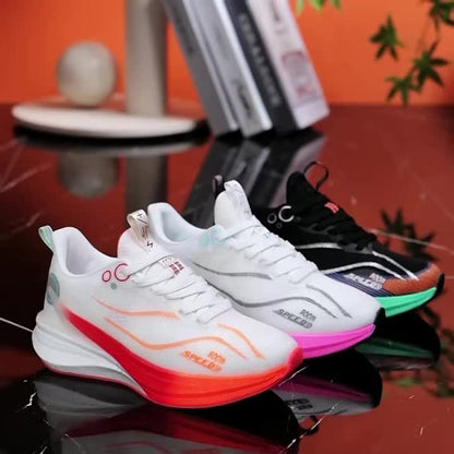 Damen-Casual-Schuhe mit atmungsaktiven Obermaterialien, leicht, bequem und verschleißfeste Carbonsohlen. Geeignet für den Alltag und Outdoor-Aktivitäten, Damenschuhe, Sneaker