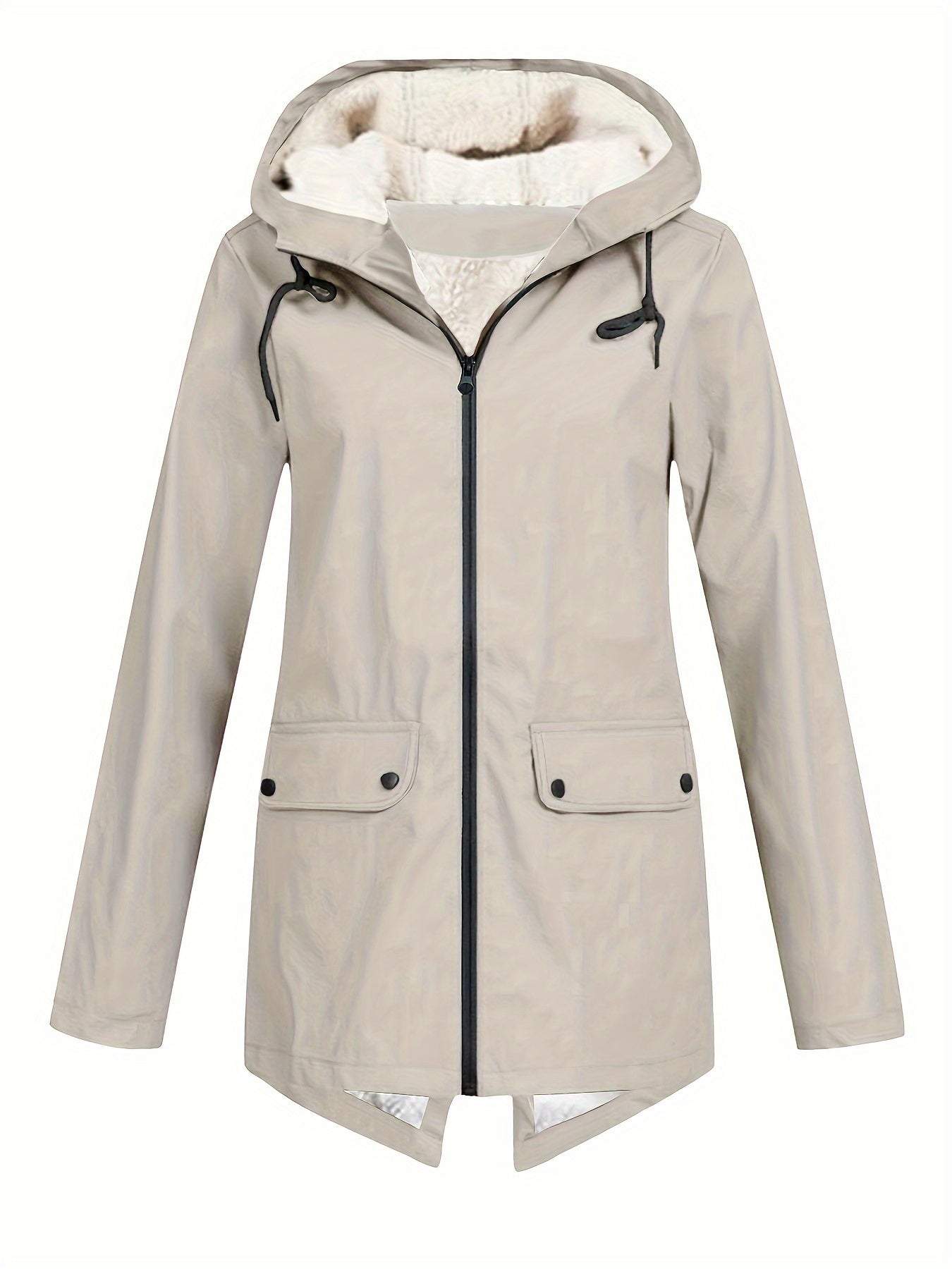 Damen Jacke , Herbst/Winter mit Kapuze, Grosse Größen